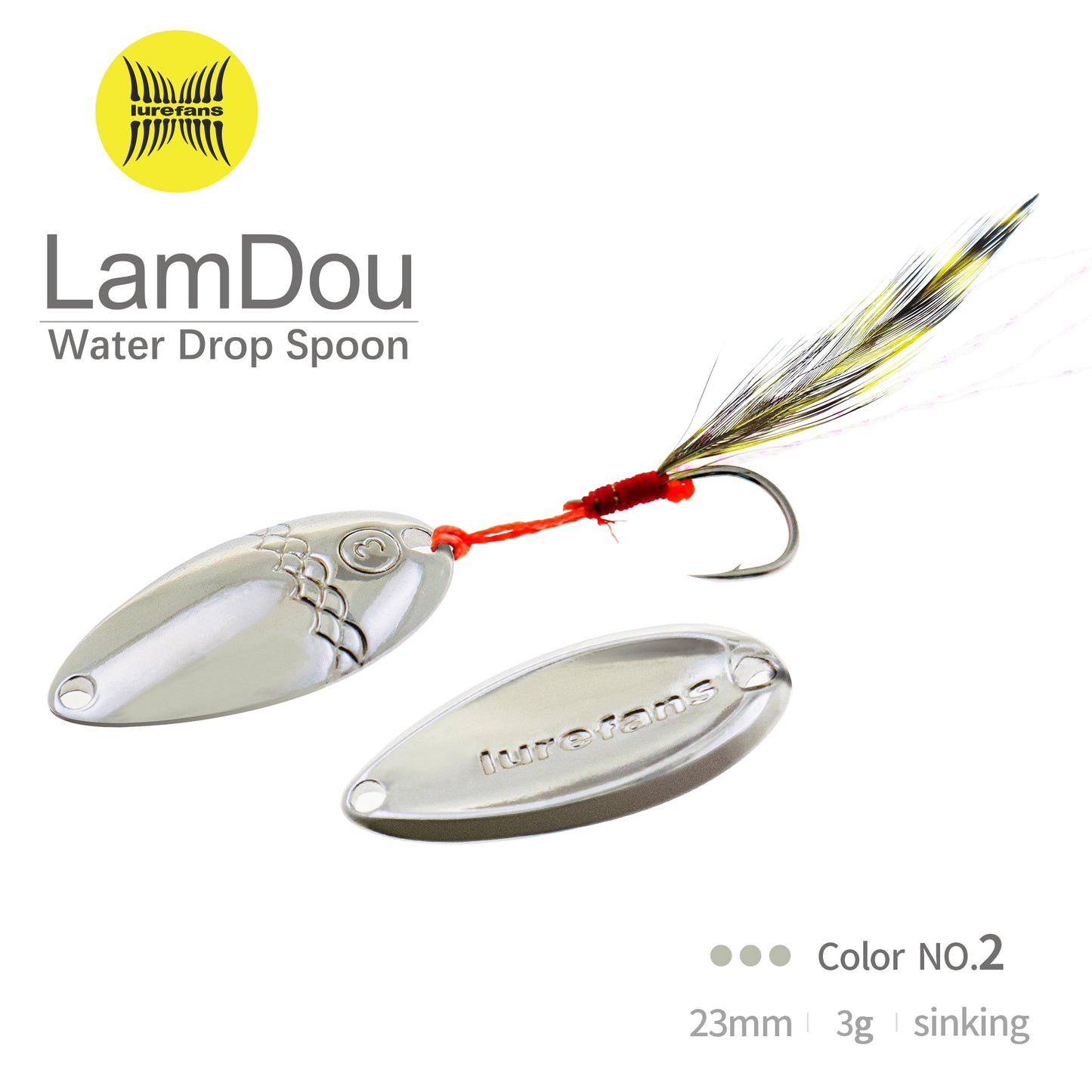 LAMDOU-Water Drop Spoon 23mm (3g)