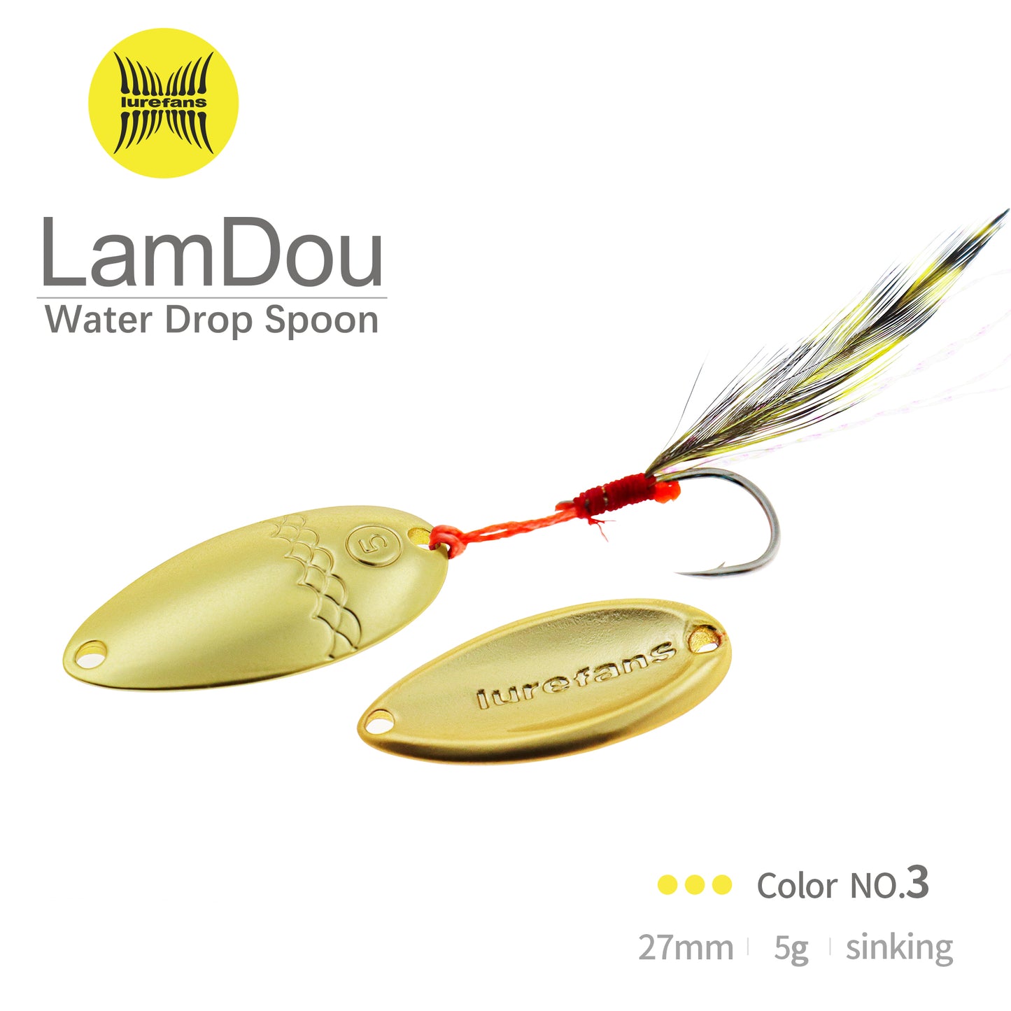 LAMDOU-Water Drop Spoon 27mm (5g)