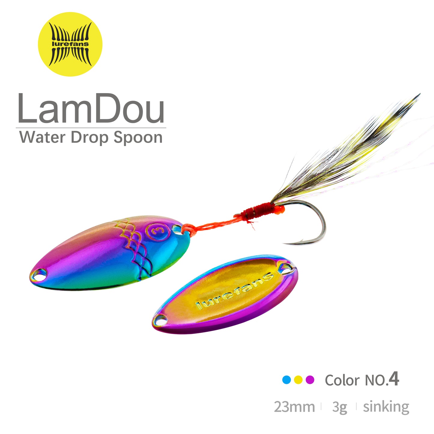 LAMDOU-Water Drop Spoon 23mm (3g)